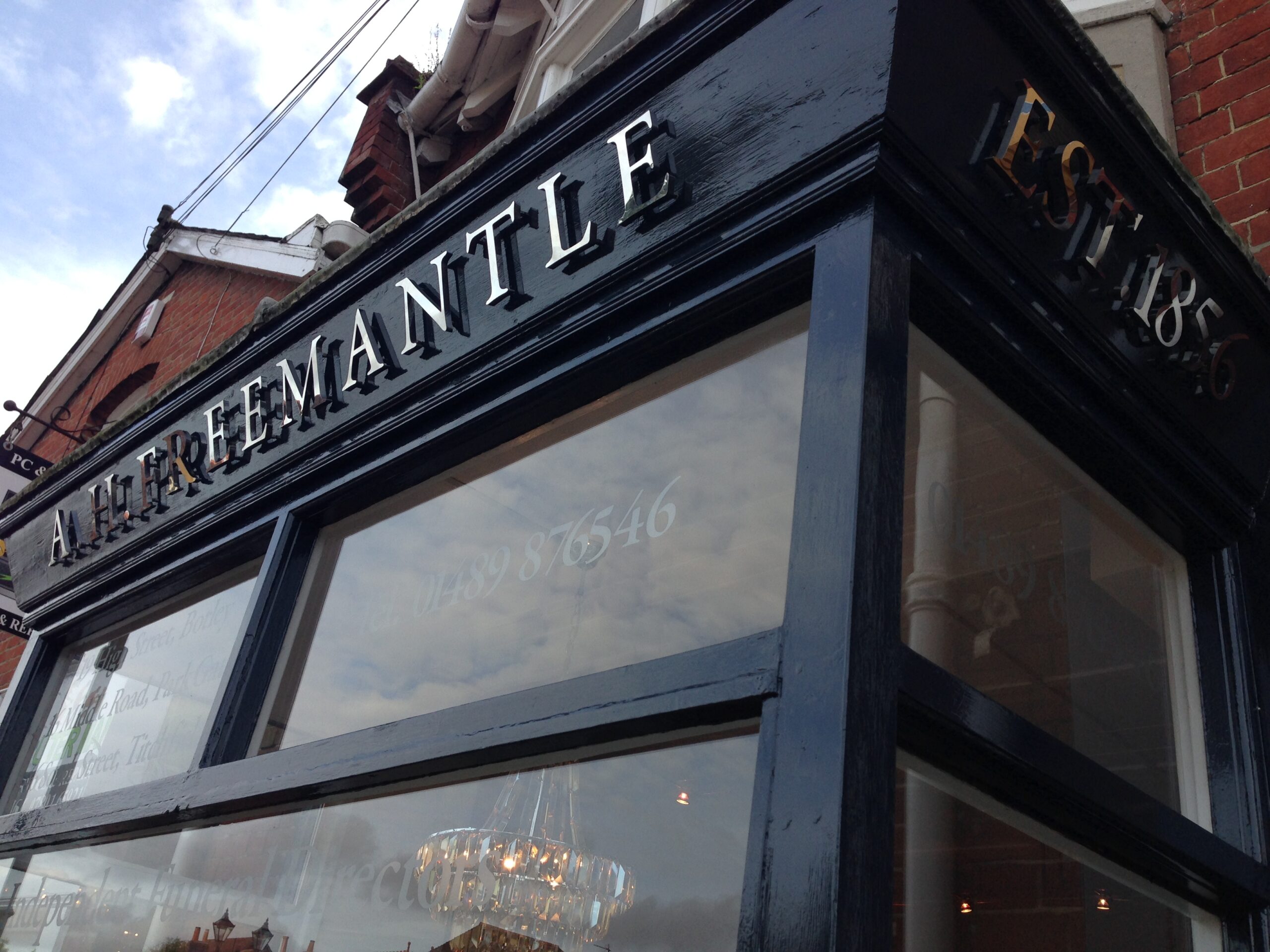 Built up stainless steel letters 2
